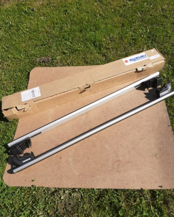 Barres de toit SUZUKI GRAND VITARA 3 PORTES 1999 2005 TRANSVERSALES ALUMINIUM barres classiques – Image 3