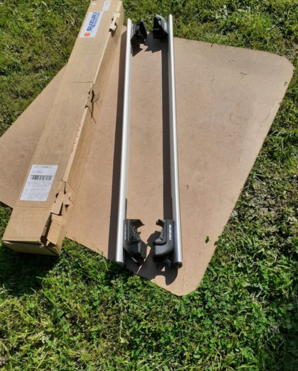Barres de toit SUZUKI GRAND VITARA 3 PORTES 1999 2005 TRANSVERSALES ALUMINIUM barres classiques – Image 2