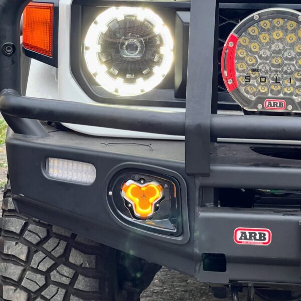 Pare-chocs avant en acier pour treuil Navara D40/Atofinder R51, 4tage BULL BAR